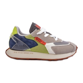 Zapatillas Deportivas De Hombre Sistema Memory Foam Big Star NN174344 Gris
