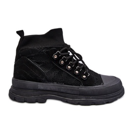 Zapatillas De Mujer Con Parte Superior Elástica Negro Kalyne