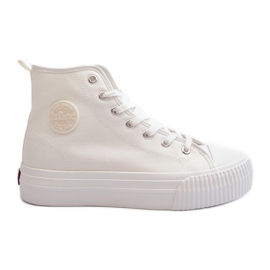 Zapatillas altas para mujer Lee Cooper LCW-24-02-2132 Blanco