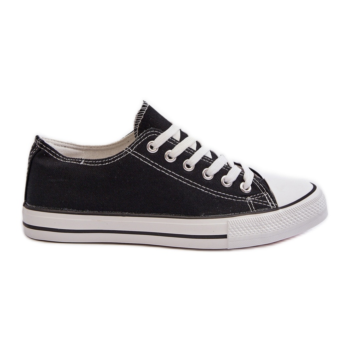 Zapatillas Bajas Clásicas Mujer Negro Caelira