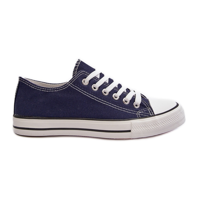 Zapatillas Bajas Clásicas Mujer Azul Marino Caelira