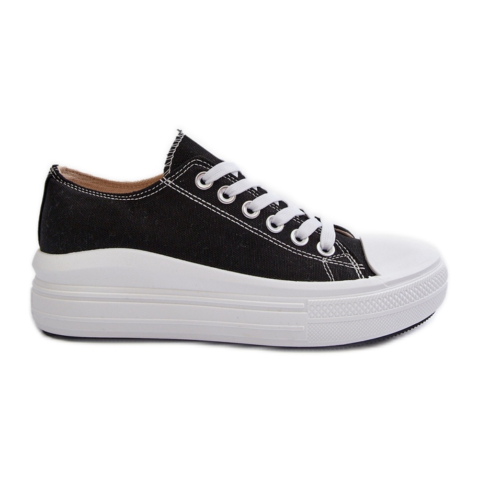 Zapatillas de Mujer con Plataforma Enorme Negra Amyete negro