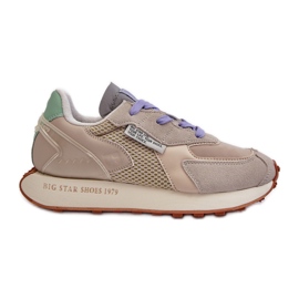Zapatillas de Mujer con Sistema Memory Foam Plataforma Big Star NN274681 Beige