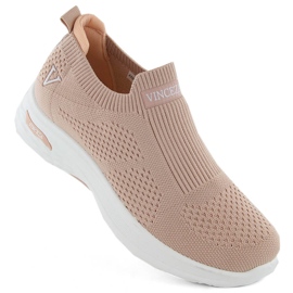 Deportivas slip-on mujer rosa Vinceza 13592