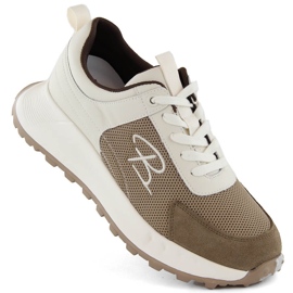 Deportivas mujer piel beige Artiker 54C1468 Deportivas mujer piel beige Artiker 54C1468