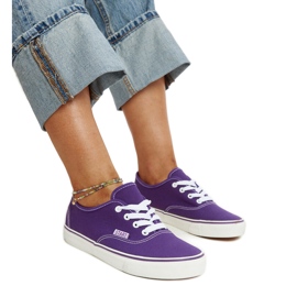 Zapatillas Erla clásicas moradas violeta