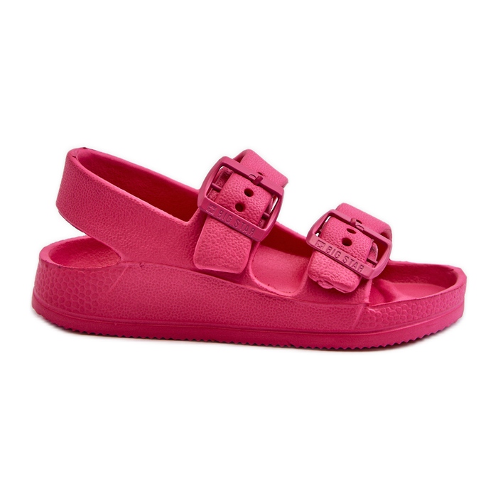 Sandalias Infantiles Ligeras Con Hebillas Big Star NN374540 Fucsia rosado