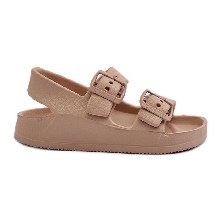 Sandalias Ligeras Con Hebillas Big Star NN374544 Beige