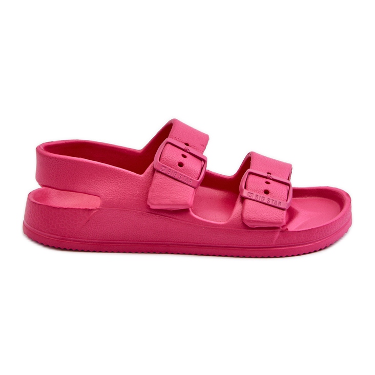 Sandalias Infantiles Ligeras Con Hebillas Big Star NN374545 Fucsia rosado