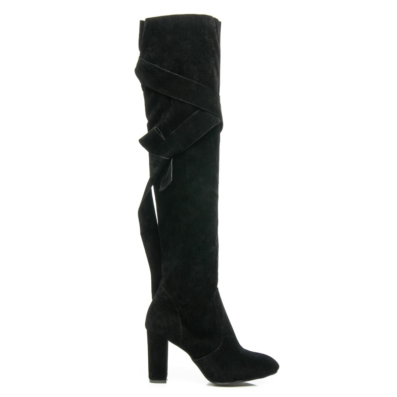 Betler Botas con una unión elegante. negro