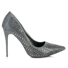 Vinceza Bombas elegantes gris