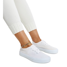 Zapatillas de tela blancas de Fantina blanco