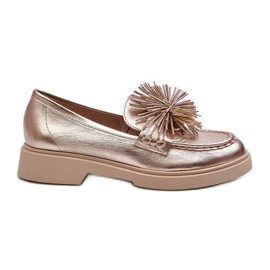 CheBello Mocasines Mujer Piel 4383 Dorado