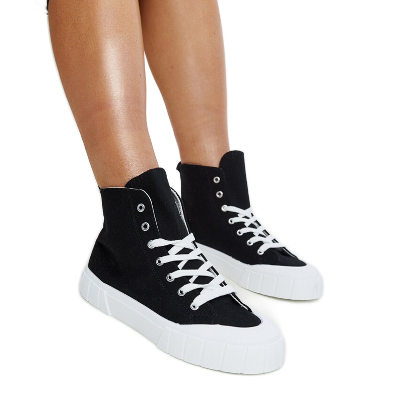 Zapatillas altas Vinka negras negro