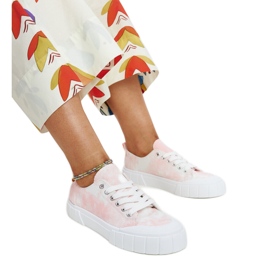 Deportivas Jerina de tejido rosa