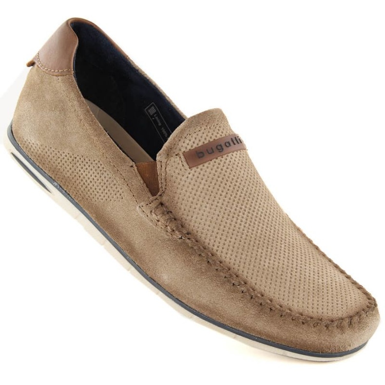 Zapatos piel ante Bugatti M INT1998 beige