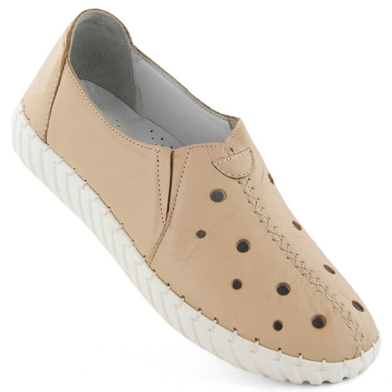 Artiker W HBH66B Zapatos calados piel beige