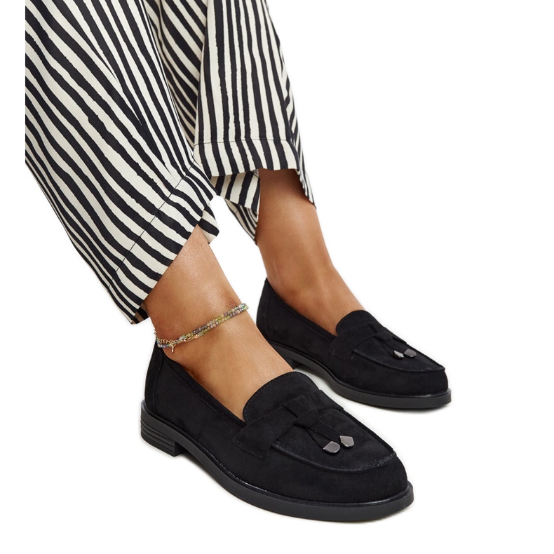 Mocasines Vinceza ante negro