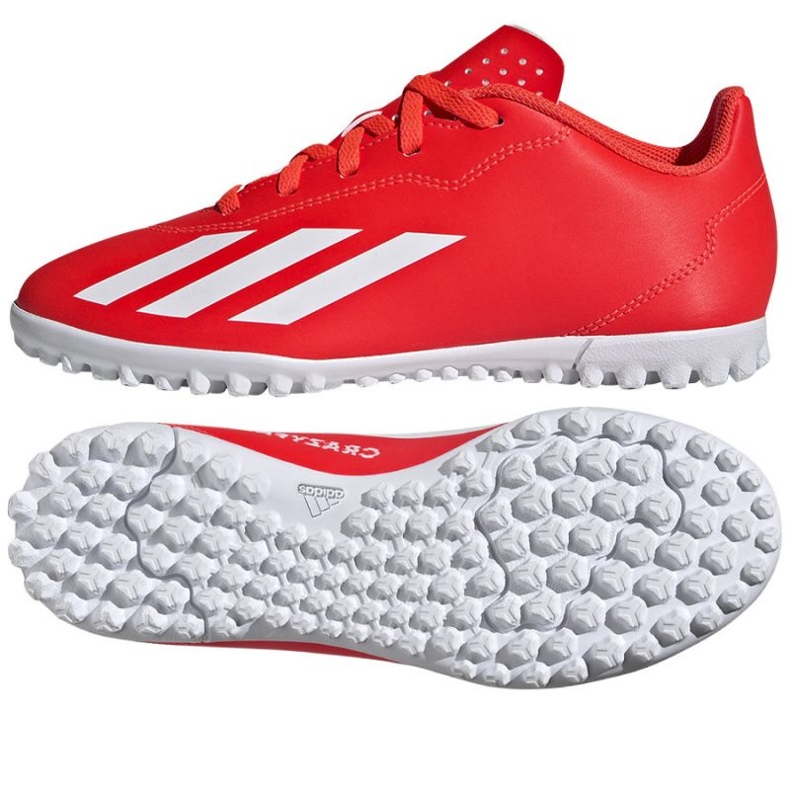 Botas de fútbol Adidas X Crazyfast Club Tf IF0708 rojo Botas de fútbol Adidas X Crazyfast Club Tf IF0708 rojo