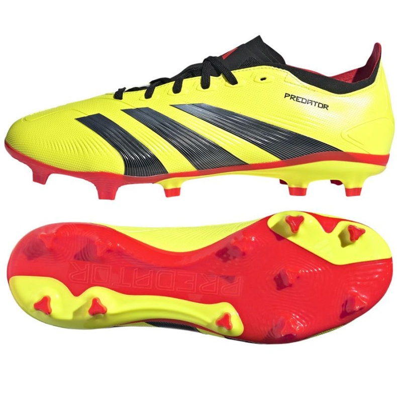 Botas de fútbol adidas Predator League L Fg M IG7761 amarillo