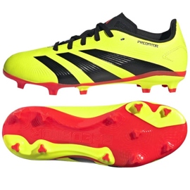 Botas de fútbol adidas Predator League L Fg Jr IG7747 amarillo Botas de fútbol adidas Predator League L Fg Jr IG7747 amarillo