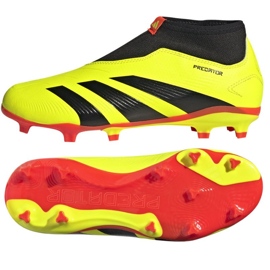 Botas de fútbol adidas Predator League Ll Fg Jr IG7755 amarillo
