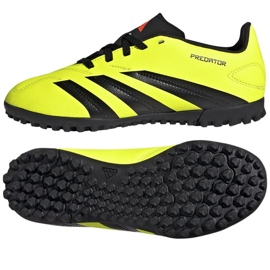 Botas de fútbol adidas Predator Club L Tf Jr IG5436 amarillo