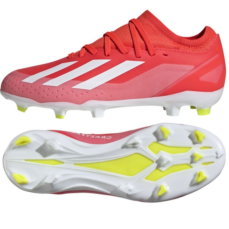 Zapatos de fútbol adidas X Crazyfast League Fg IF0693 rojo