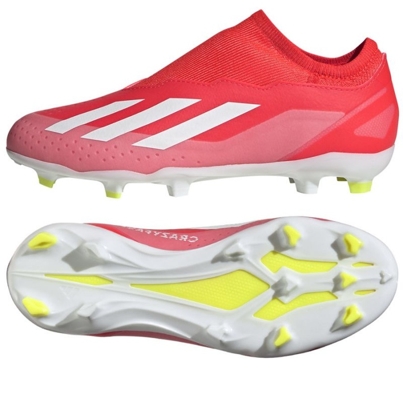 Zapatillas de fútbol Adidas X Crazyfast League Ll Fg Jr IF0688 rojo