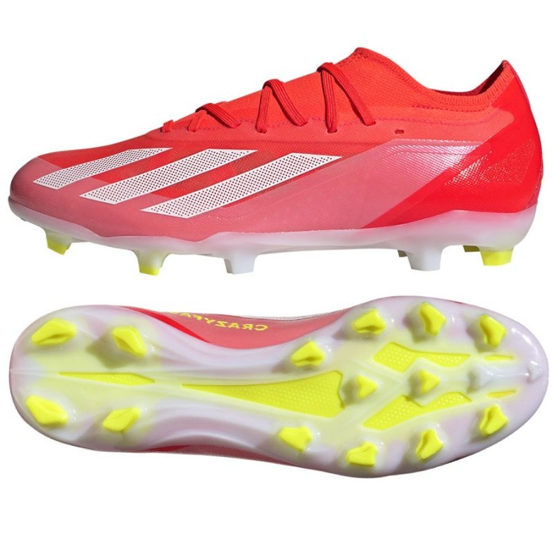 Botas de fútbol Adidas X Crazyfast Pro Fg M IG0600 rojo