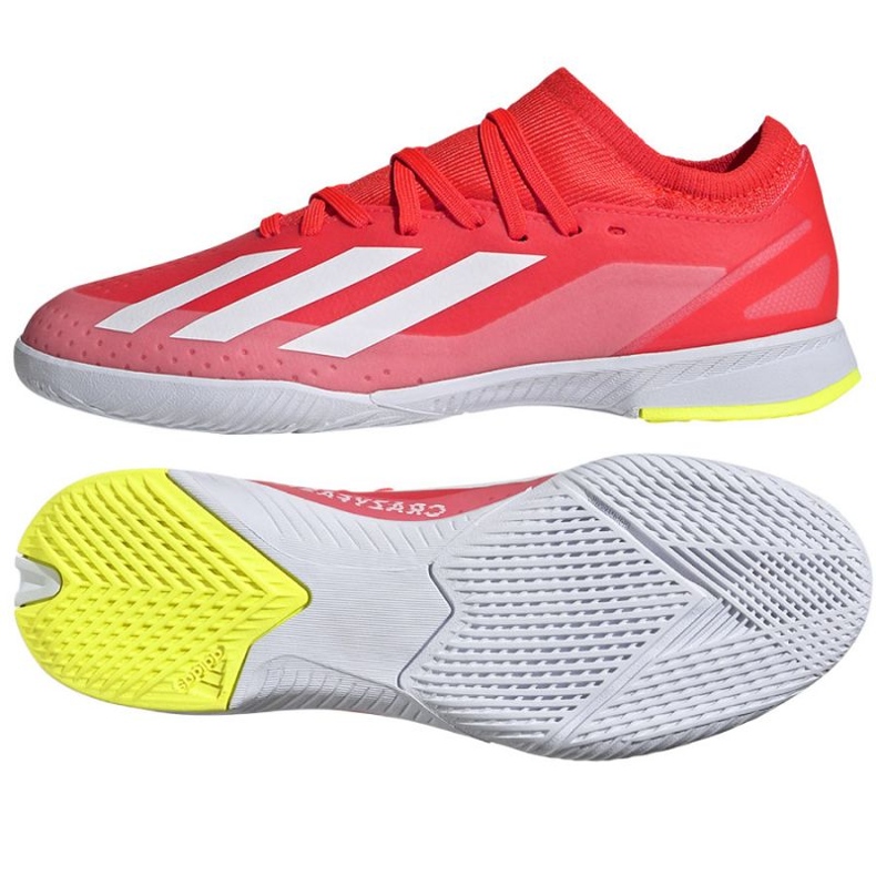 Botas de fútbol Adidas X Crazyfast League In Jr IF0684 rojo