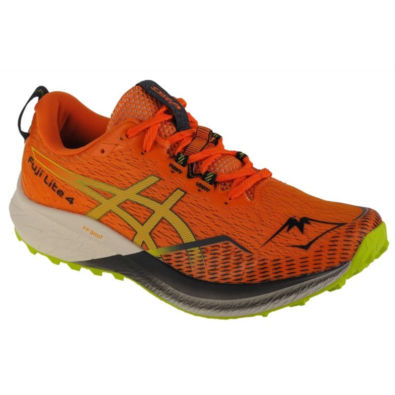 Zapatillas para correr Asics Fuji Lite 4 M 1011B698-800 naranja