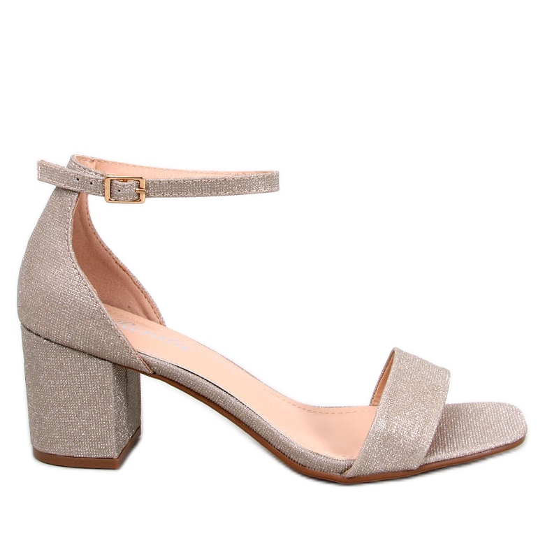 Sandalias de tacón Meghan Gold dorado