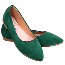 Bailarinas Keys plantilla piel verde