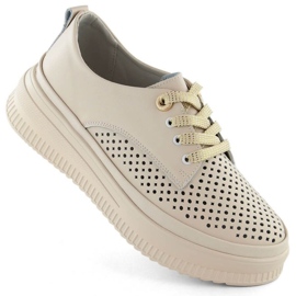 Zapatos calados Artiker W 54C1707 HBH70A beige