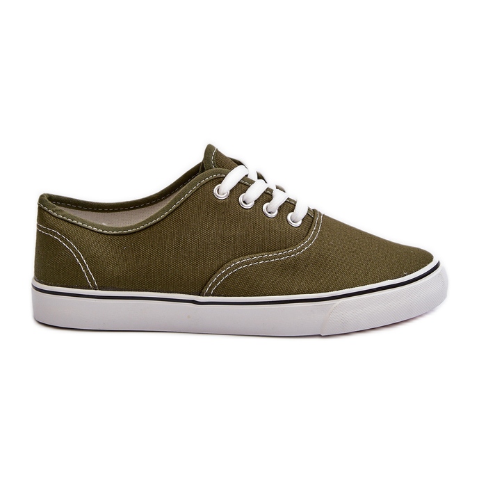 Zapatillas Deportivas Clásicas De Mujer Zapatillas Verde Oscuro Olvali