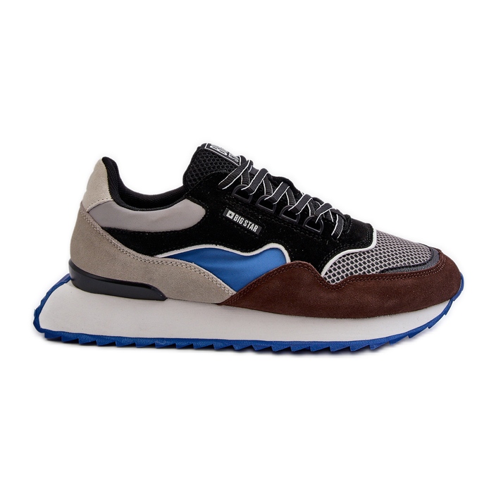 Zapatillas de Hombre Big Star NN174322 Memory Foam System Marrón-Negro Zapatillas de Hombre Big Star NN174322 Memory Foam System Marrón-Negro