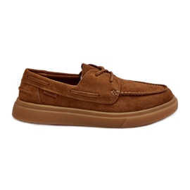 Mocasines Brogues de Ante Hombre Big Star NN174198 Camel marrón