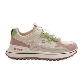 Zapatillas Mujer Big Star NN274A091 Beige y Verde