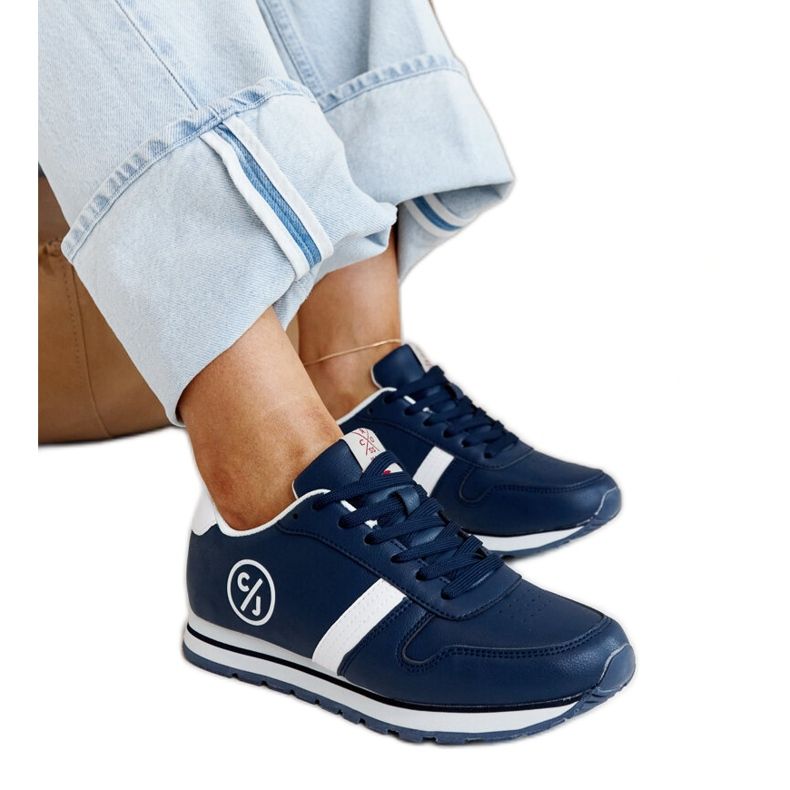 Deportivas de mujer azul marino de Cross Jeans