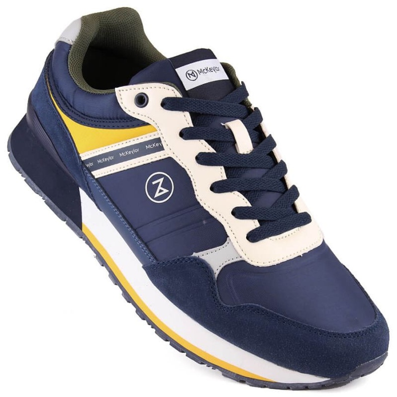 Deportivas McKeylor JAN289B de piel, azul marino Deportivas McKeylor JAN289B de piel, azul marino