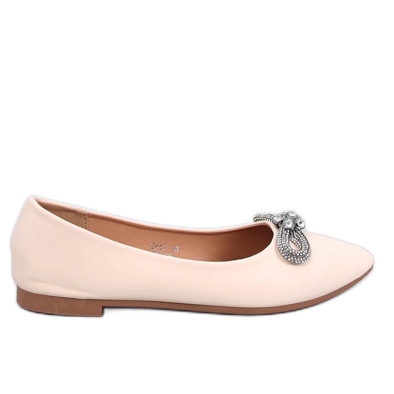 Duvall Bailarinas beige con strass Duvall Bailarinas beige con strass