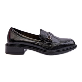 Vinceza Mocasines Mujer Charol Negro Nerilaja