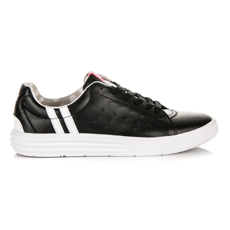 Kylie Zapatillas con cordones negras negro