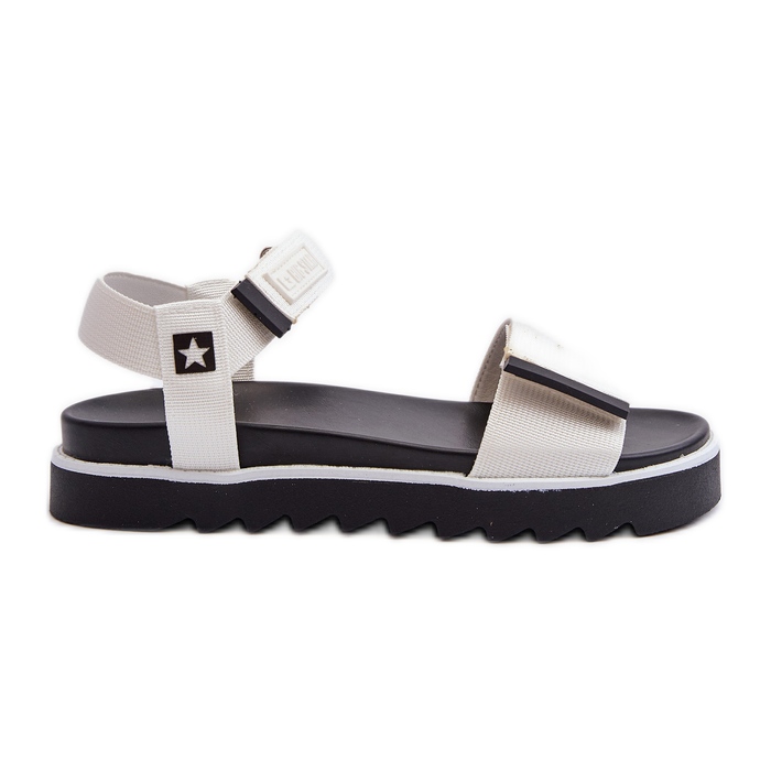 Sandalias Mujer Plataforma Big Star NN274777 Blanco