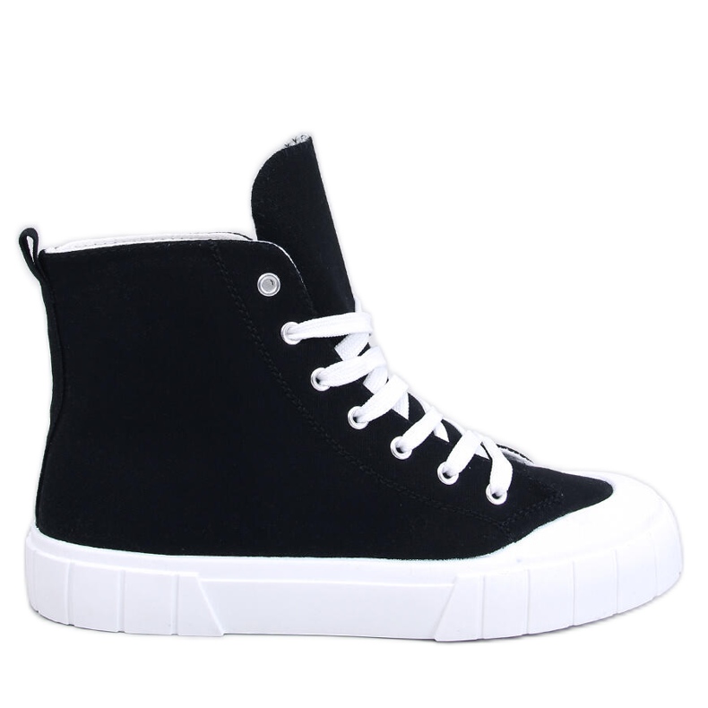 Zapatillas altas Rogers de lona en negro