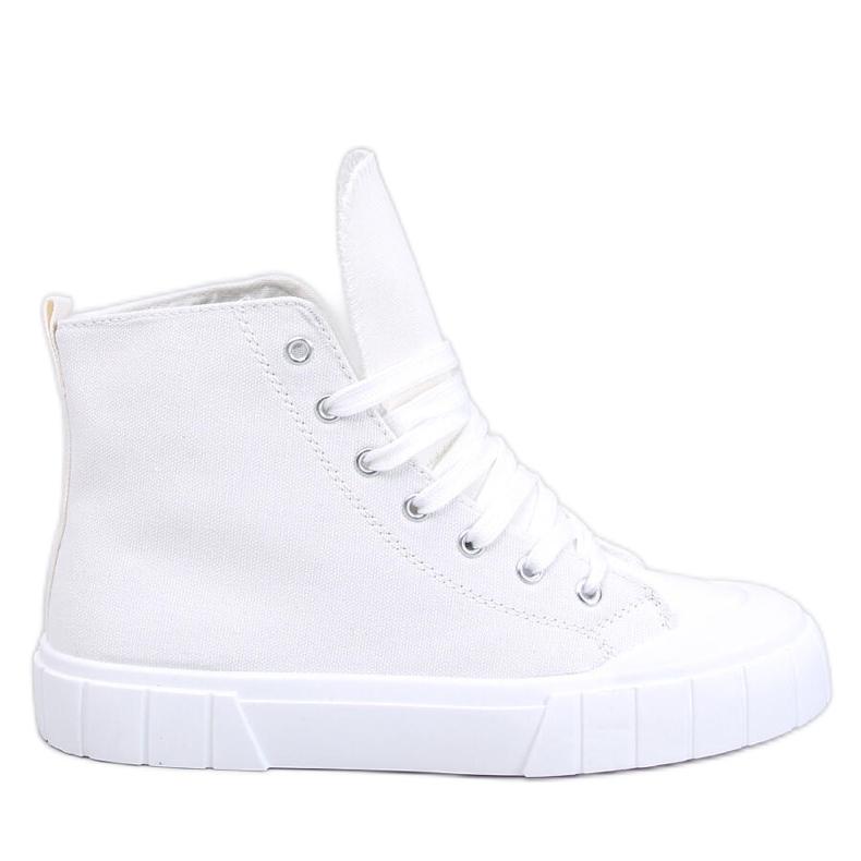 Zapatillas altas Rogers White de lona blanco
