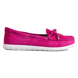 Goodin Mocasines fucsias de mujer rosa