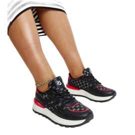 Zapatillas Deportivas Negras M8857 NEGRO