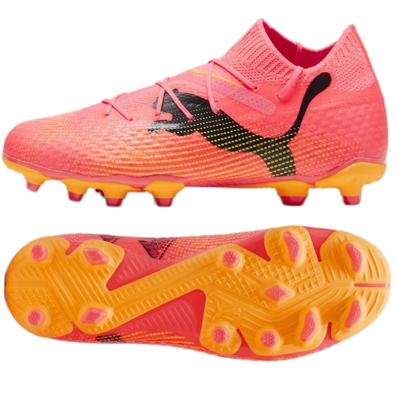 Zapatillas de fútbol Puma Future 7 Pro FG/AG 107728-03 rosado